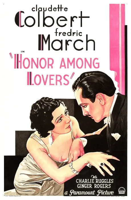 Framed Print : HONOR AMONG LOVERS, from left on US poster art: Claudette Colbert, Fredric March, 1931 Framed Print : HONOR AMONG LOVERS, from left on US poster art: Claudette Colbert, Fredric March, 1931