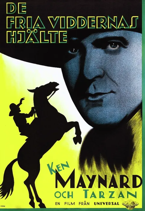 Framed Print : HONOR OF THE RANGE, (aka DE FRIA VIDDERNAS HJALTE), Ken Maynard on Swedish poster art, 1934 Framed Print : HONOR OF THE RANGE, (aka DE FRIA VIDDERNAS HJALTE), Ken Maynard on Swedish poster art, 1934