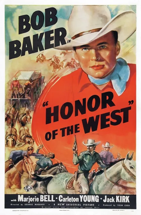 Framed Print : HONOR OF THE WEST, US poster art, top: Bob Baker, 1939