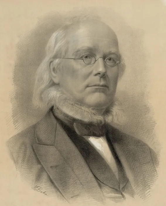 Framed Print : Horace Greeley (1811-1872), ca. 1872