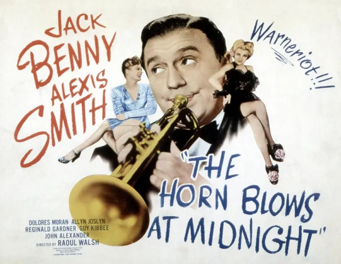Framed Print : THE HORN BLOWS AT MIDNIGHT, Alexis Smith, Jack Benny, Dolores Moran, 1945