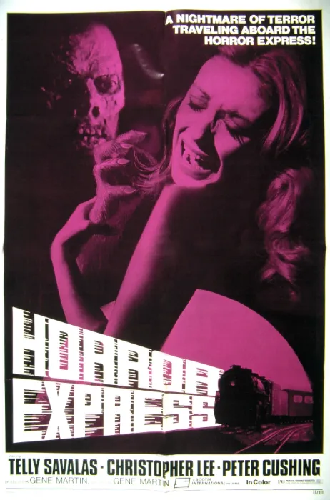 Framed Print : HORROR EXPRESS, Juan Olaguivel, Helga Line, 1973 Framed Print : HORROR EXPRESS, Juan Olaguivel, Helga Line, 1973