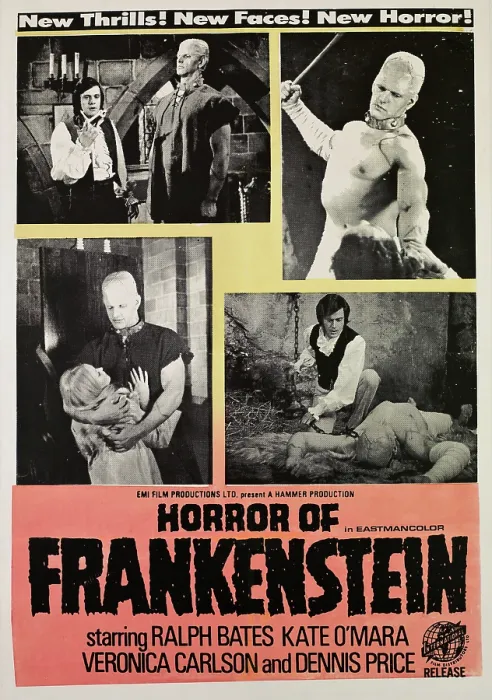 Framed Print : HORROR OF FRANKENSTEIN, Ralph Bates, (doctor), David Prowse, (monster), 1970 Framed Print : HORROR OF FRANKENSTEIN, Ralph Bates, (doctor), David Prowse, (monster), 1970