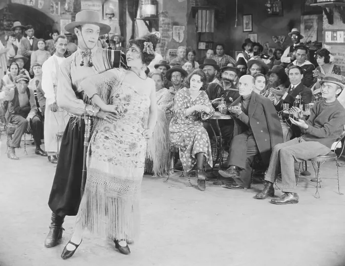 Framed Print : THE FOUR HORSEMEN OF THE APOCALYPSE, Rudolph Valentino, Claire Delmar, 1921