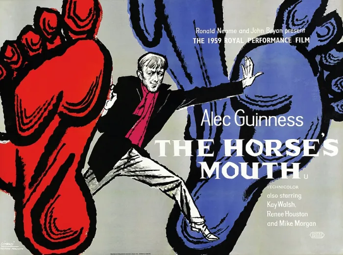 Framed Print : THE HORSE'S MOUTH, British poster art, Alec Guinness, 1958