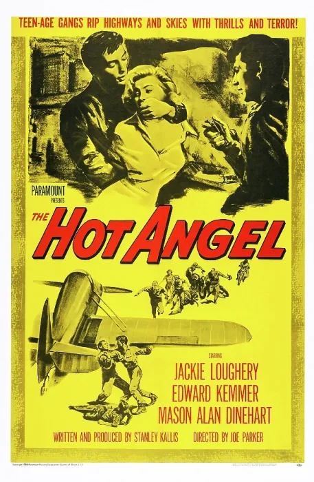 Framed Print : THE HOT ANGEL, US poster art, 1958 Framed Print : THE HOT ANGEL, US poster art, 1958