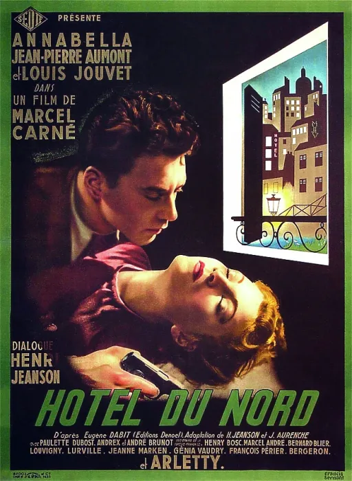 Framed Print : HOTEL DU NORD, French poster art, from top: Jean-Pierre Aumont, Annabella, 1938