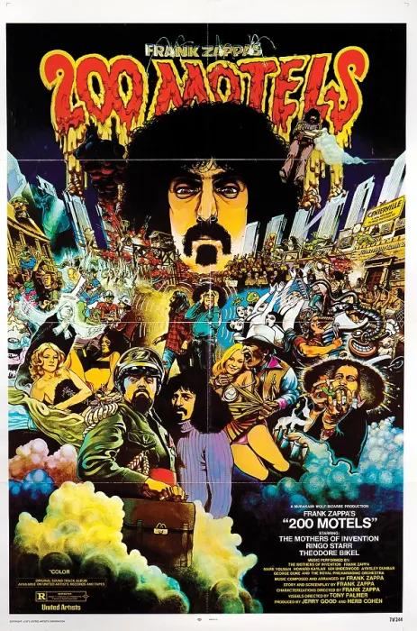 Framed Print : TWO HUNDRED HOTELS, Frank Zappa, 1971 Framed Print : TWO HUNDRED HOTELS, Frank Zappa, 1971