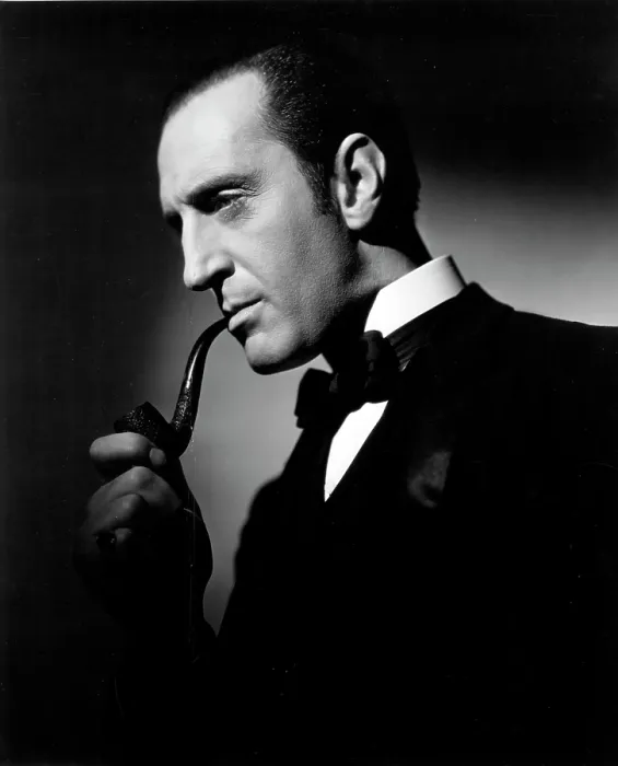 Framed Print : THE HOUND OF THE BASKERVILLES, Basil Rathbone, 1939, TM & Copyright 20th Century Fox Film Corp. / courtesy Everett Collection Framed Print : THE HOUND OF THE BASKERVILLES, Basil Rathbone, 1939, TM & Copyright 20th Century Fox Film Corp. / courtesy Everett Collection