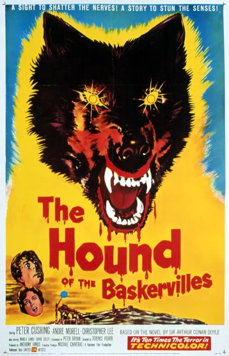 Framed Print : THE HOUND OF THE BASKERVILLES, Hammer Productions, 1959