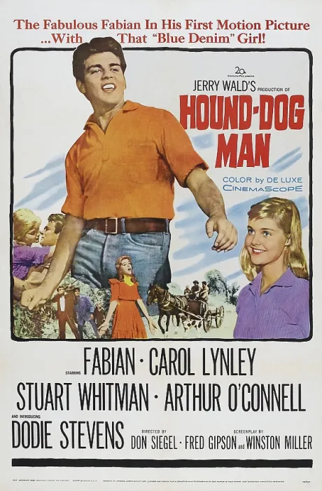 Framed Print : HOUND-DOG MAN, top left: Fabian, bottom right: Carol Lynley, 1959, TM and Copyright 20th Century Fox Film Corp. All rights reserved. / courtesy Everett Collection