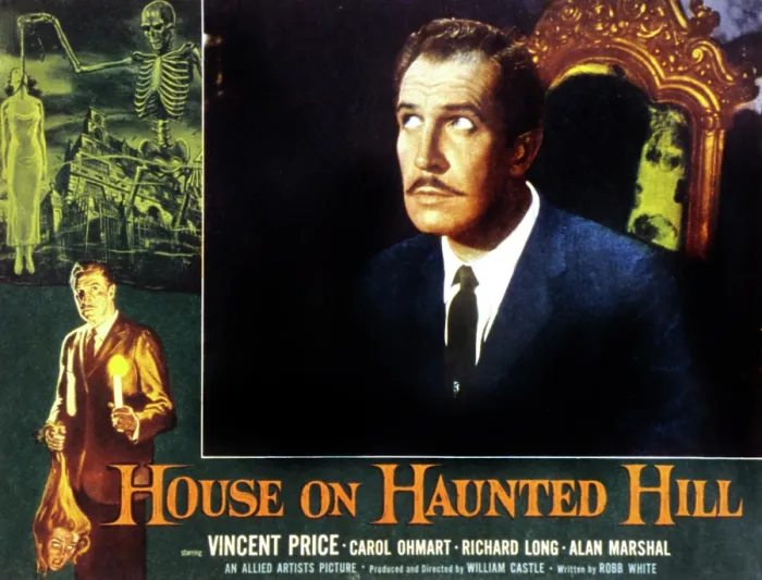 Framed Print : HOUSE ON HAUNTED HILL, Vincent Price, 1959