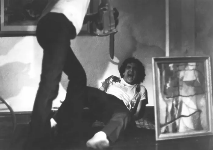 Framed Print : THE LAST HOUSE ON THE LEFT, Gaylord St James, David Hess, 1972