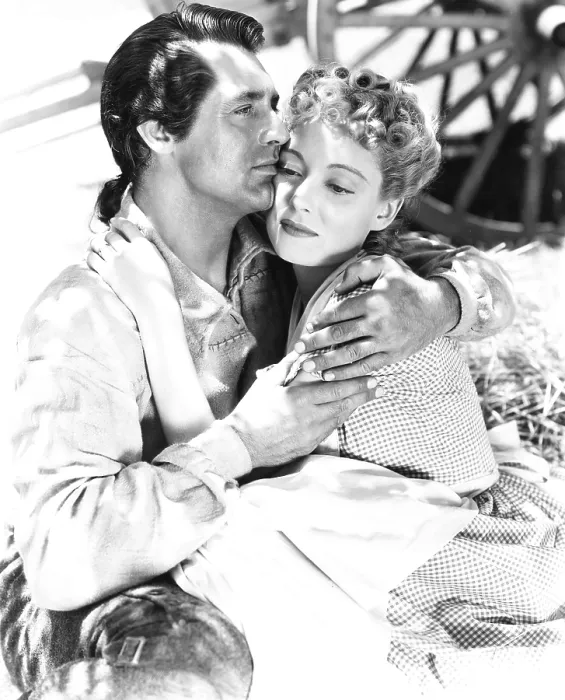 Framed Print : THE HOWARDS OF VIRGINIA, from left: Cary Grant, Martha Scott, 1940