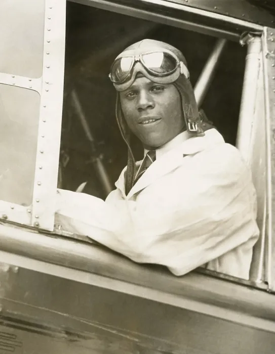 Framed Print : Hubert Julian was the only licensed Black aviator in America