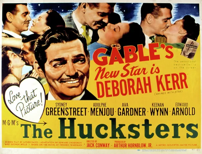Framed Print : THE HUCKSTERS, Clark Gable, Deborah Kerr, 1947