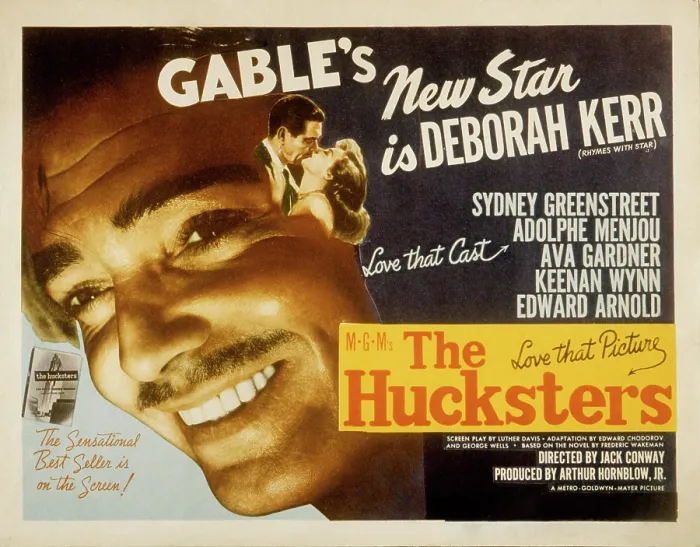 Framed Print : THE HUCKSTERS, Clark Gable, Deborah Kerr, 1947