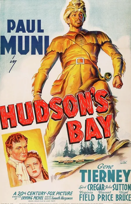 Framed Print : HUDSON'S BAY, from left, John Sutton, Gene Tierney, Paul Muni, 1940, 20th Century Fox, TM & Copyright / Courtesy: Everett Collection