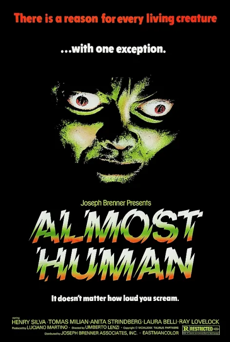 Framed Print : ALMOST HUMAN, (aka MILANO ODIA: LA POLIZIA NON PUO SPARARE), US poster art, 1974 Framed Print : ALMOST HUMAN, (aka MILANO ODIA: LA POLIZIA NON PUO SPARARE), US poster art, 1974