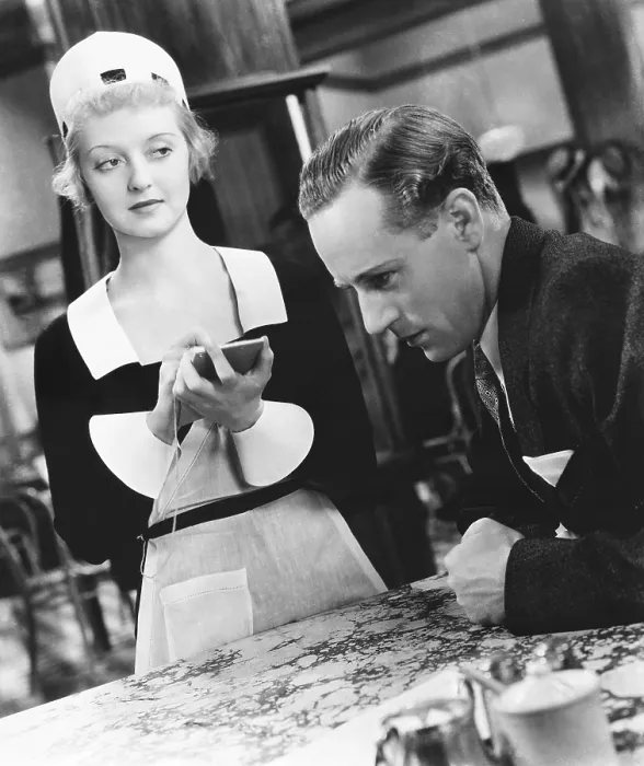 Framed Print : OF HUMAN BONDAGE, from left, Bette Davis, Leslie Howard, 1934 Framed Print : OF HUMAN BONDAGE, from left, Bette Davis, Leslie Howard, 1934