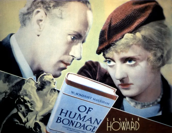 Framed Print : OF HUMAN BONDAGE, Poster Art, Leslie Howard, Bette Davis, 1934