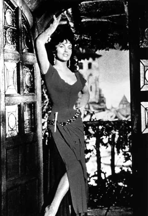 Framed Print : THE HUNCHBACK OF NOTRE DAME, (aka NOTRE DAME DE PARIS), Gina Lollobrigida, 1956