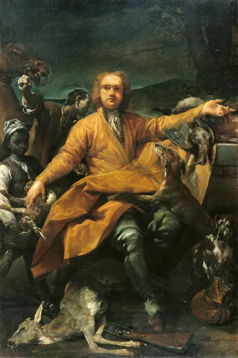 Framed Print : The Hunter, by Giuseppe Maria Crespi know as Spagnuolo (or Spagnolo), 1720 - 1730 about, 18th Century, oil on canvas, cm 228 x 152 - Italy, Emilia Romagna, Bologna Framed Print : The Hunter, by Giuseppe Maria Crespi know as Spagnuolo (or Spagnolo), 1720 - 1730 about, 18th Century, oil on canvas, cm 228 x 152 - Italy, Emilia Romagna, Bologna