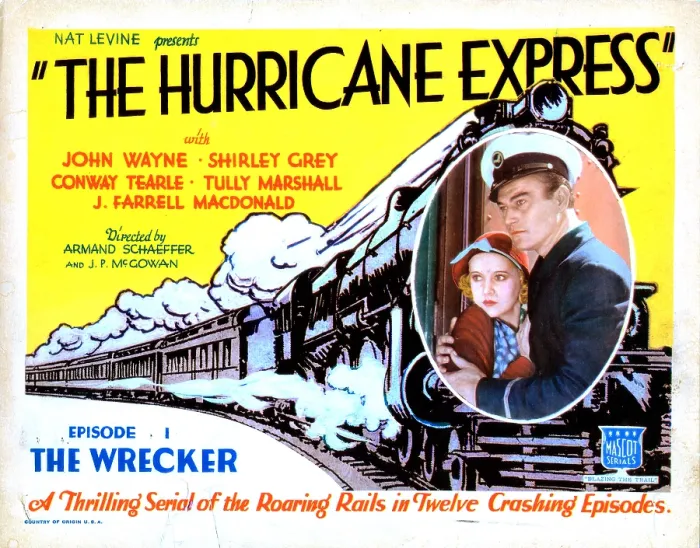 Framed Print : THE HURRICANE EXPRESS, Shirley Grey, John Wayne, 1932