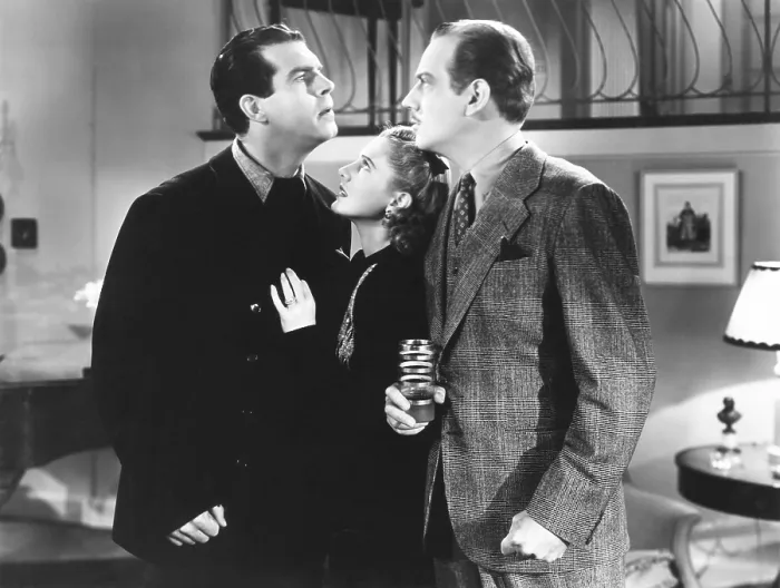 Framed Print : TOO MANY HUSBANDS, from left: Fred MacMurray, Jean Arthur, Melvyn Douglas, 1940 Framed Print : TOO MANY HUSBANDS, from left: Fred MacMurray, Jean Arthur, Melvyn Douglas, 1940