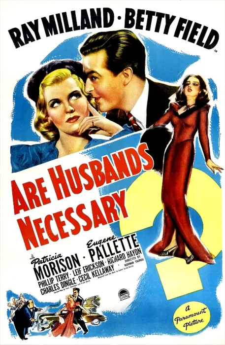 Framed Print : ARE HUSBANDS NECESSARY, US poster, from left: Ray Milland, Betty Field, Patricia Morison, 1942