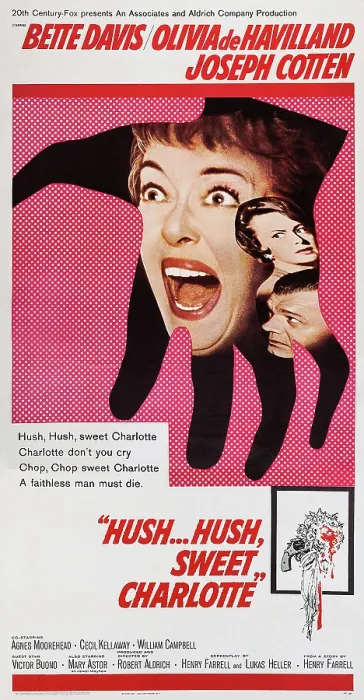 Framed Print : HUSH... HUSH, SWEET CHARLOTTE, US poster art, from left: Bette Davis, Olivia de Havilland, Joseph Cotten, 1964, TM and Copyright 20th Century-Fox Film Corp