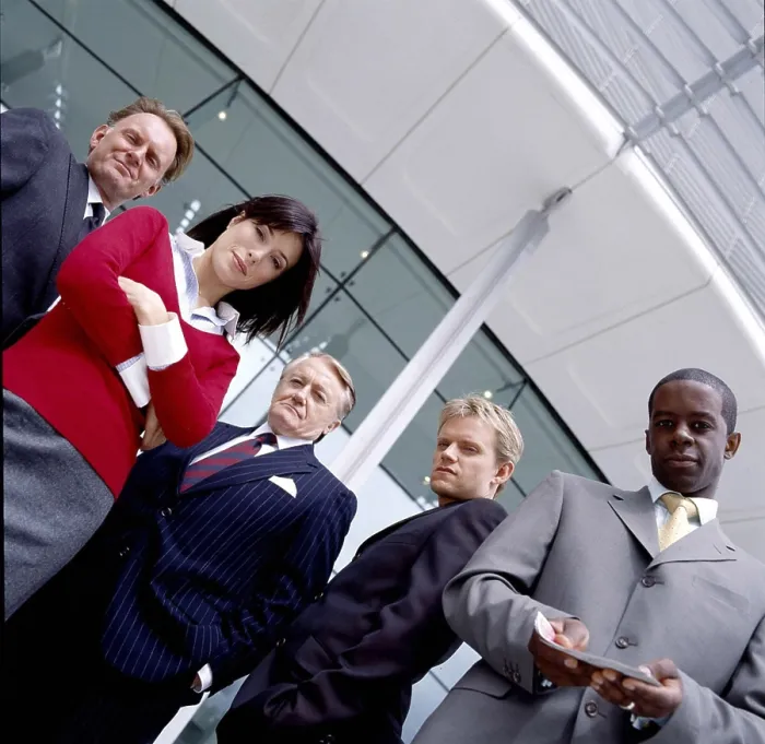 Framed Print : HUSTLE, Robert Glennister, Jaime Murray, Robert Vaughn, Marc Warren, Adrian Lester, (Season 1), 2004