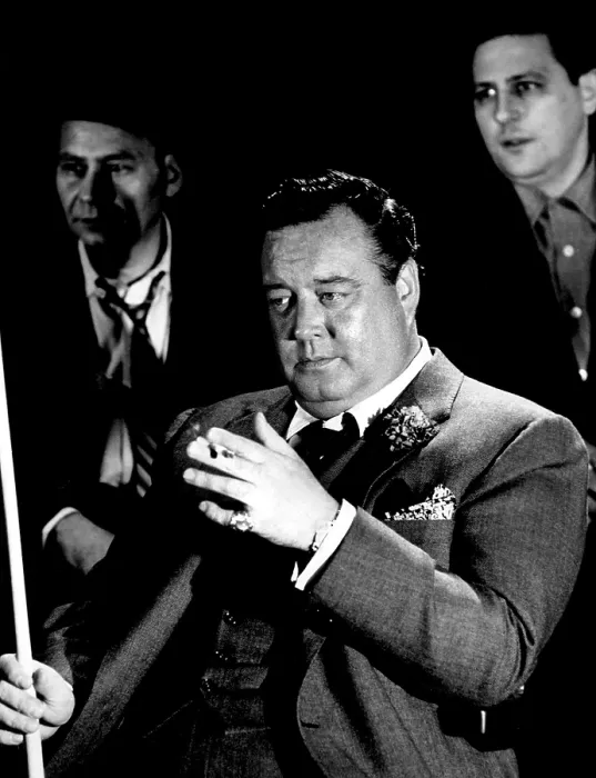 Framed Print : THE HUSTLER, Jackie Gleason, 1961, TM and Copyright (c) 20th Century-Fox Film Corp. All Rights Reserved