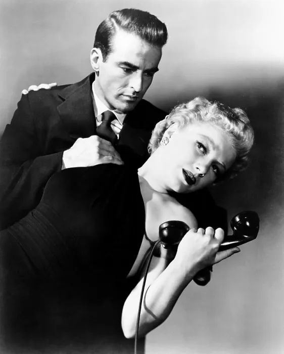 Framed Print : I CONFESS, from left, Montgomery Clift, Anne Baxter, 1953