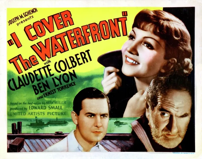 Framed Print : I COVER THE WATERFRONT, Ben Lyon, Claudette Colbert, Ernest Torrence, 1933 Framed Print : I COVER THE WATERFRONT, Ben Lyon, Claudette Colbert, Ernest Torrence, 1933