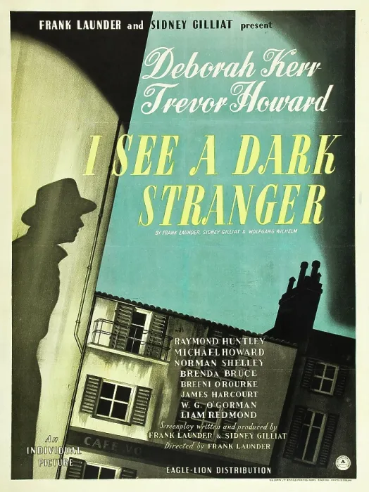 Framed Print : I SEE A DARK STRANGER, (aka THE ADVENTURESS), British poster, 1946