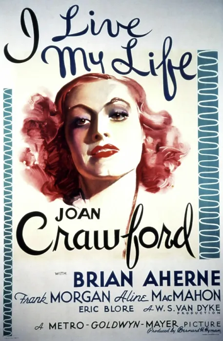 Framed Print : I LIVE MY LIFE, Joan Crawford, 1935