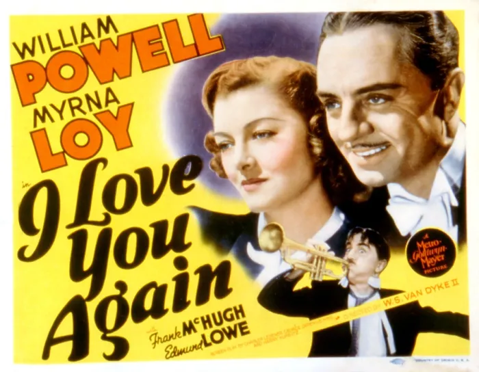 Framed Print : I LOVE YOU AGAIN, Myrna Loy, William Powell, 1940