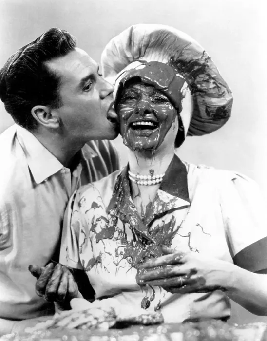 Framed Print : I LOVE LUCY, Desi Arnaz, Lucille Ball. Candid on the chocolate factory set of the episode, 'Job Switching, ' 9 / 15 / 52. season 2 Framed Print : I LOVE LUCY, Desi Arnaz, Lucille Ball. Candid on the chocolate factory set of the episode, 'Job Switching, ' 9 / 15 / 52. season 2