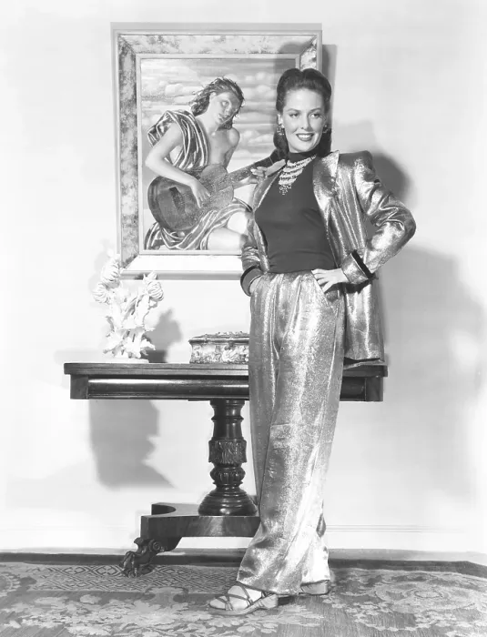 Framed Print : I LOVE TROUBLE, Janis Carter, 1948 Framed Print : I LOVE TROUBLE, Janis Carter, 1948