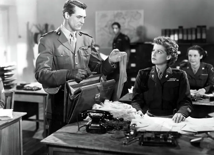 Framed Print : I WAS A MALE WAR BRIDE, Cary Grant, Ann Sheridan, 1949, TM and Copyright 20th Century Fox Film Corp. All rights reserved
