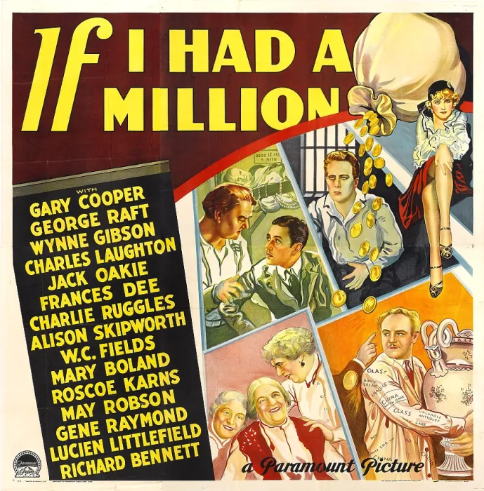 Framed Print : IF I HAD A MILLION, 1932