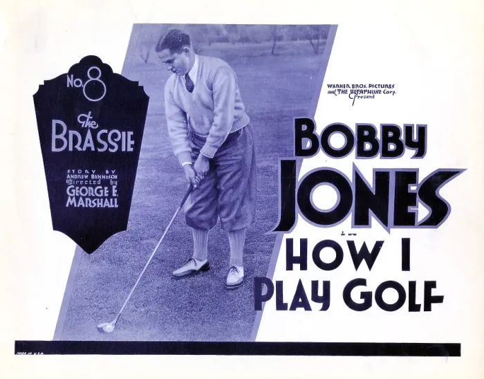 Framed Print : HOW I PLAY GOLF, Bobby Jones in Episode No. 8-The Brassie, 1931