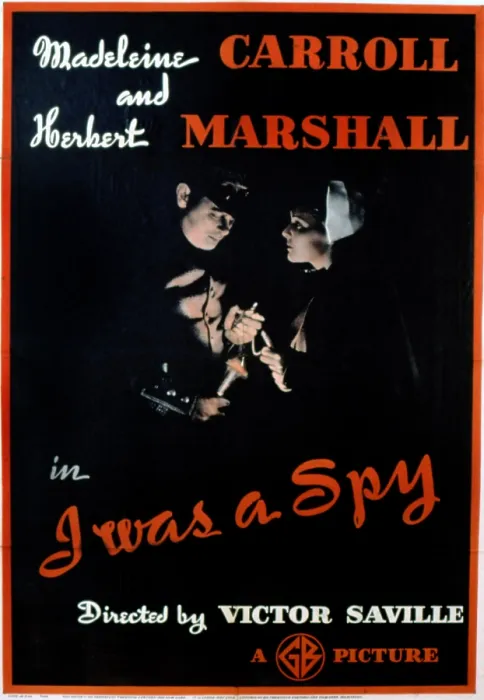 Framed Print : I WAS A SPY, Herbert Marshall, Madeleine Carroll, 1933, (c) 20th Century Fox, TM & Copyrght  /  Courtesy: Everett Collection