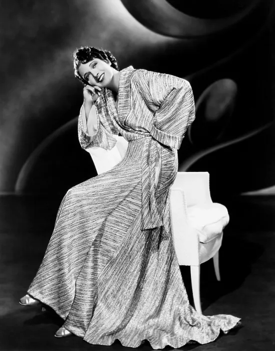 Framed Print : I FOUND STELLA PARISH, Kay Francis, in a dressing gown by Orry-Kelly, 1935