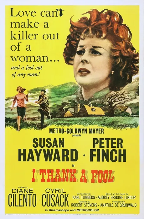 Framed Print : I THANK A FOOL, top: Susan Hayward, bottom left: Diane Cilento on poster art, 1962 Framed Print : I THANK A FOOL, top: Susan Hayward, bottom left: Diane Cilento on poster art, 1962