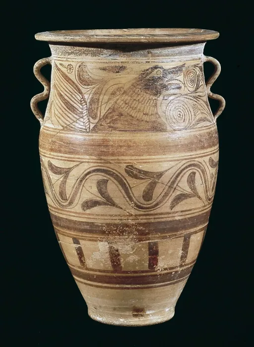 Framed Print : Iberian urn. 3rd-2nd c. BC. Iberian art. Ceramics. SPAIN. Madrid. National Museum of Archaeology. Proc: SPAIN. Archena. AISA / Everett Collection**US SALES ONLY**