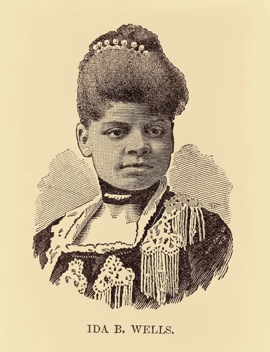Framed Print : Ida B. Wells, woodcut, 1891