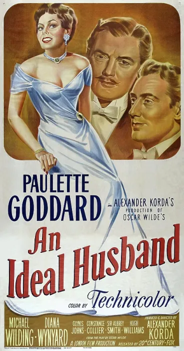 Framed Print : AN IDEAL HUSBAND, US poster, from left: Paulette Goddard, Hugh Williams, Michael Wilding, 1947. 20th Century-Fox Film Corporation, TM & Copyright / courtesy Everett Collection Framed Print : AN IDEAL HUSBAND, US poster, from left: Paulette Goddard, Hugh Williams, Michael Wilding, 1947. 20th Century-Fox Film Corporation, TM & Copyright / courtesy Everett Collection