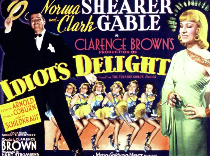 Framed Print : IDIOT'S DELIGHT, Clark Gable, Norma Shearer, 1939